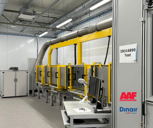 A new filter testing laboratory in Olaine | Dinair Filton | AAF 